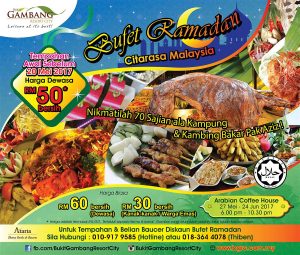 Ramadhan Buffet 2017 di Bukit Gambang Resort City