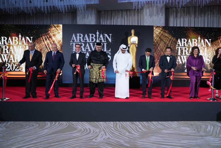 1-The official ribbon-cutting ceremony marks the launch of the Arabian Travel Awards 2023.