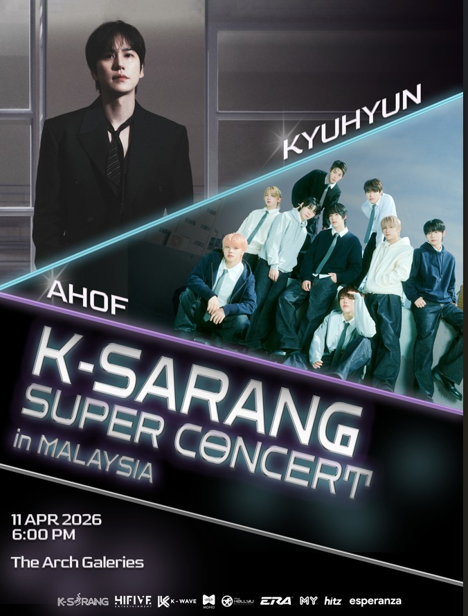 K-SARANG SUPER CONCERT 2026 STORMS MALAYSIA WITH K-POP SENSATION, Featuring Kyuhyun & AHOF