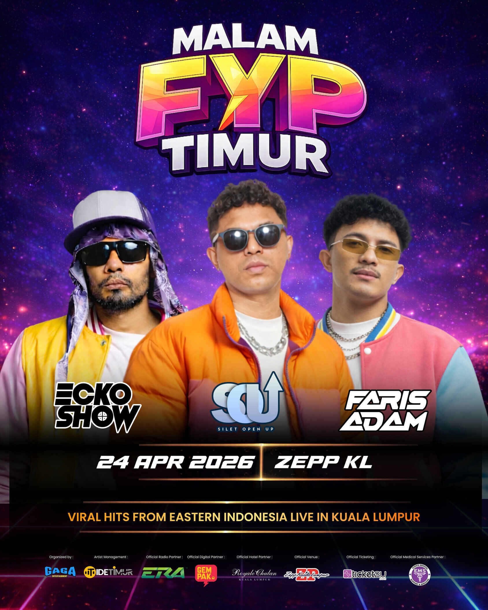 Malam FYP Timur — Sambutan Muzik Timur Indonesia Di Zepp Kuala Lumpur