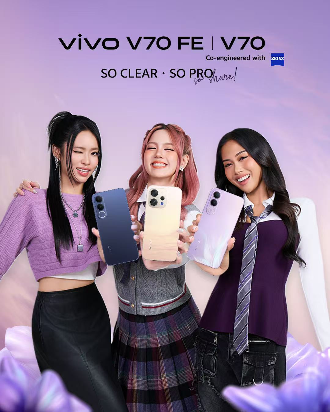 DOLLA Takes Center Stage at vivo V70 FE Roadshow Offering Up to RM1,027 in Freebies