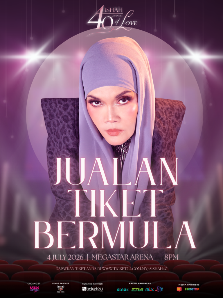 “Aishah 40 Chapters of Love” Konsert Dijadualkan Julai Ini