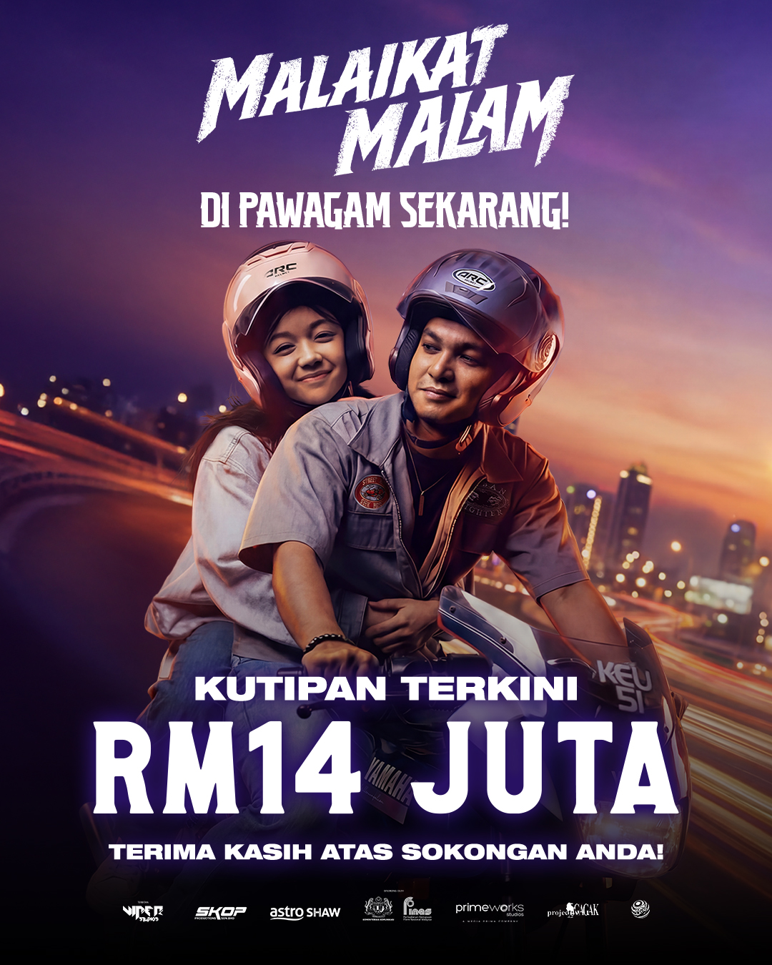“MALAIKAT MALAM” CATAT KUTIPAN RM14 JUTA DI PAWAGAM