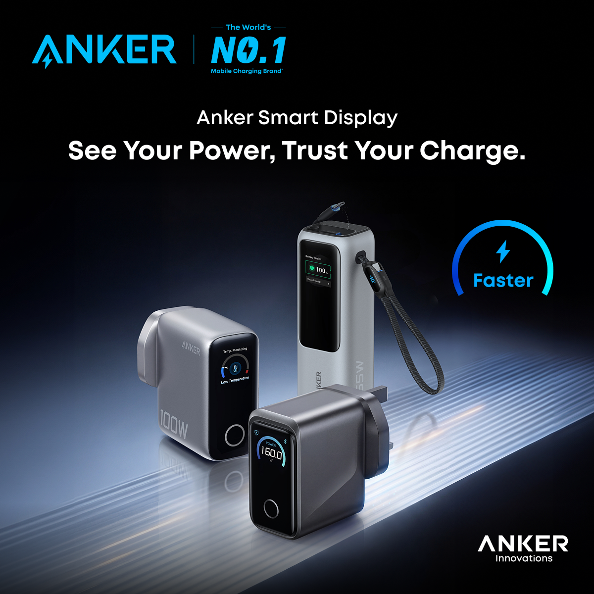 Smart Display Charging Lineup