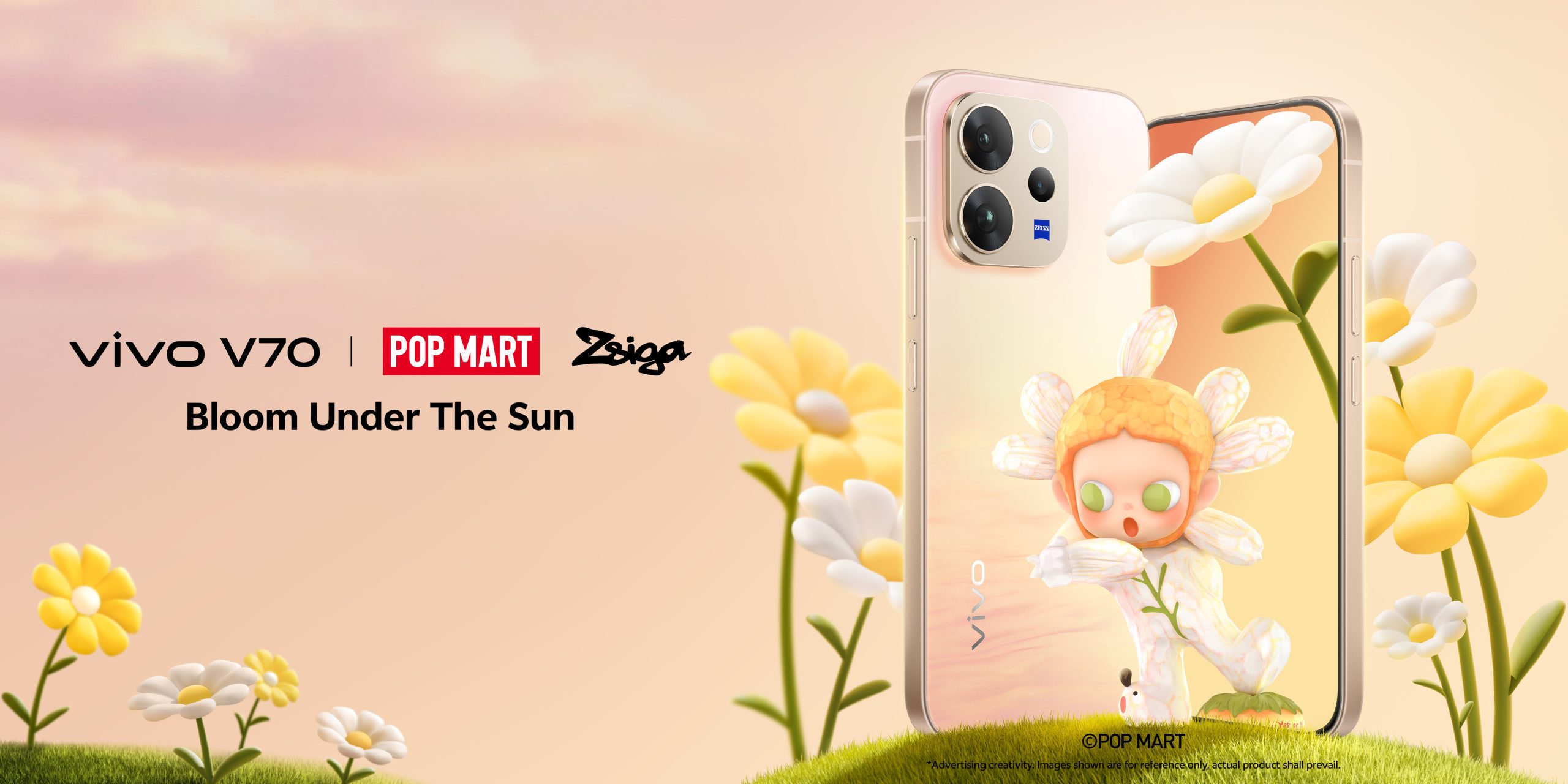 vivo V70 Elevates Fashion Portrait Photography and Creative Expression with POP MART Zsiga Collaboration
