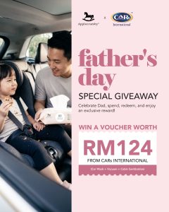 Applecrumby and CARs International have introduced an exclusive “Fresh Rides, Happy Dads” giveaway campaign.
