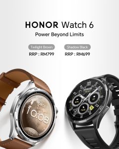 HONOR Watch 6 Kini Rasmi di Malaysia dengan Harga Bermula RM699
