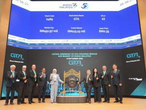 GTA Holdings Berhad Catat Detik Bersejarah Dengan Penyenaraian Di Pasaran ACE Bursa Malaysia